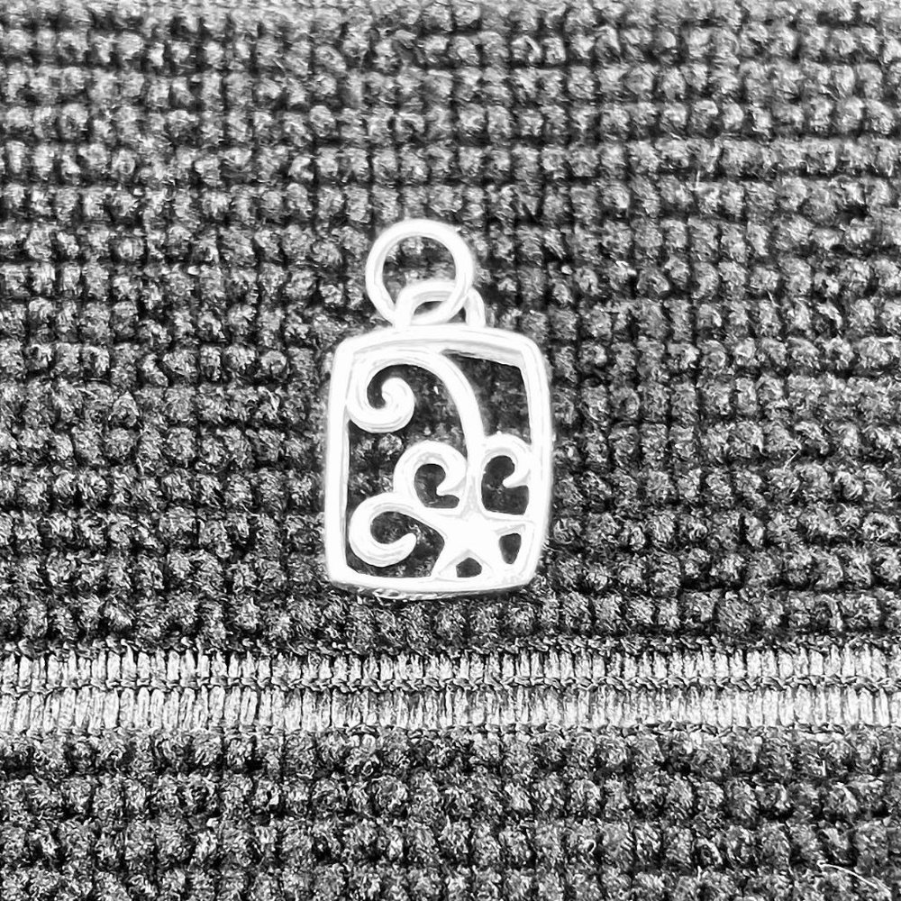 Vintage Inspirational Sterling Silver Pendant